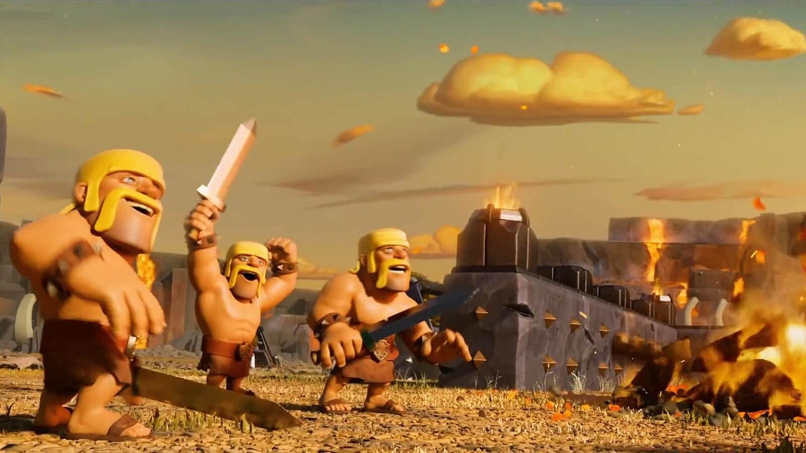 Clash of Clans Barbarian Wallpaper