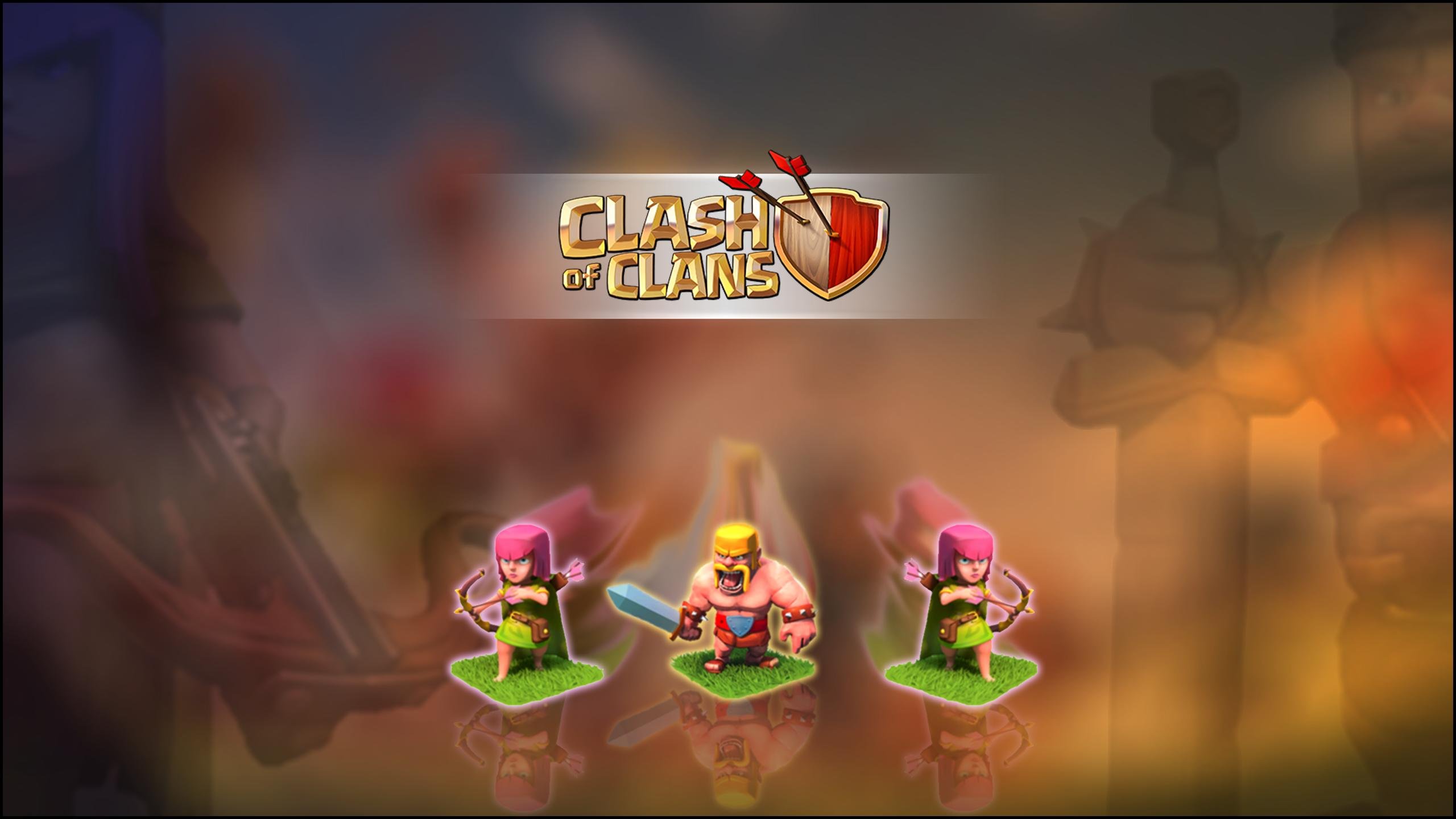 Clash of Clans Ultra HD Shadow Background