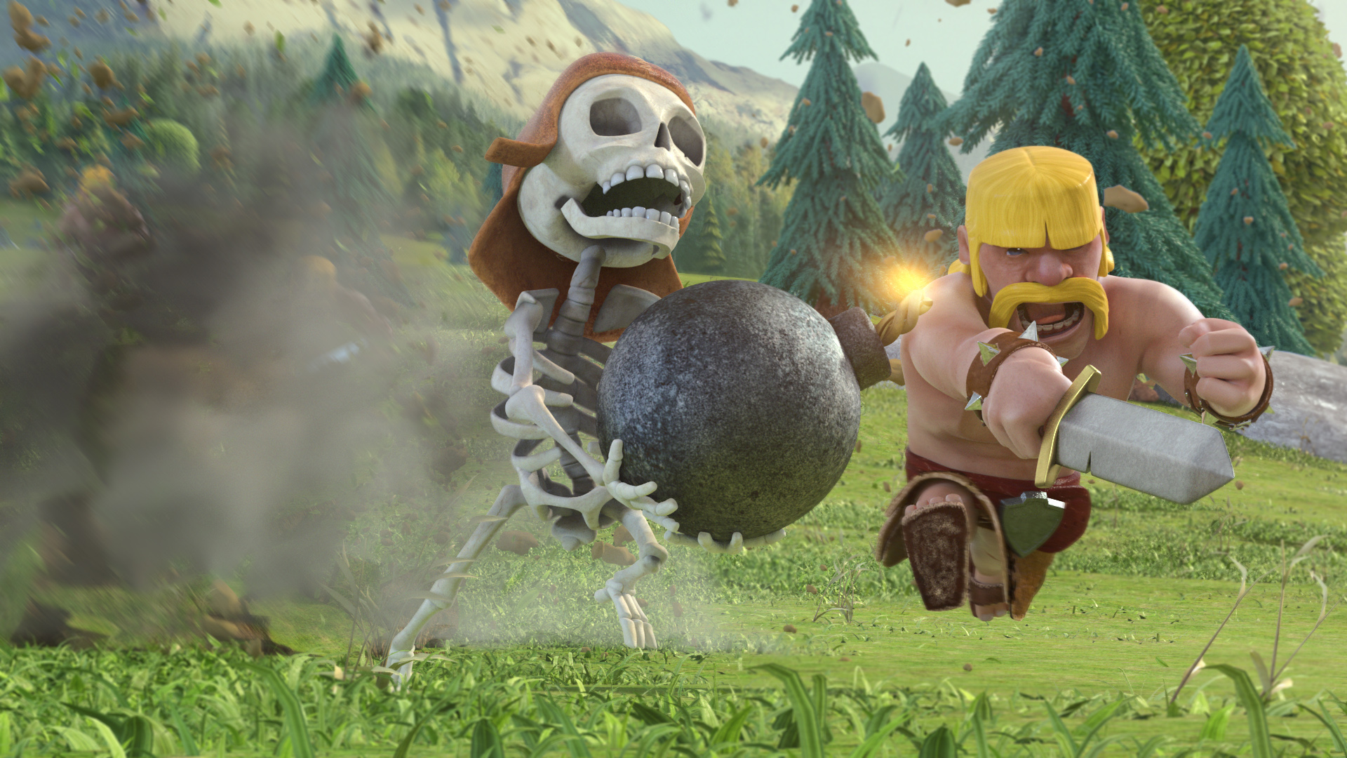 Clash Of Clans Wallpapers And Photos 4K Full HD Everest Hill 