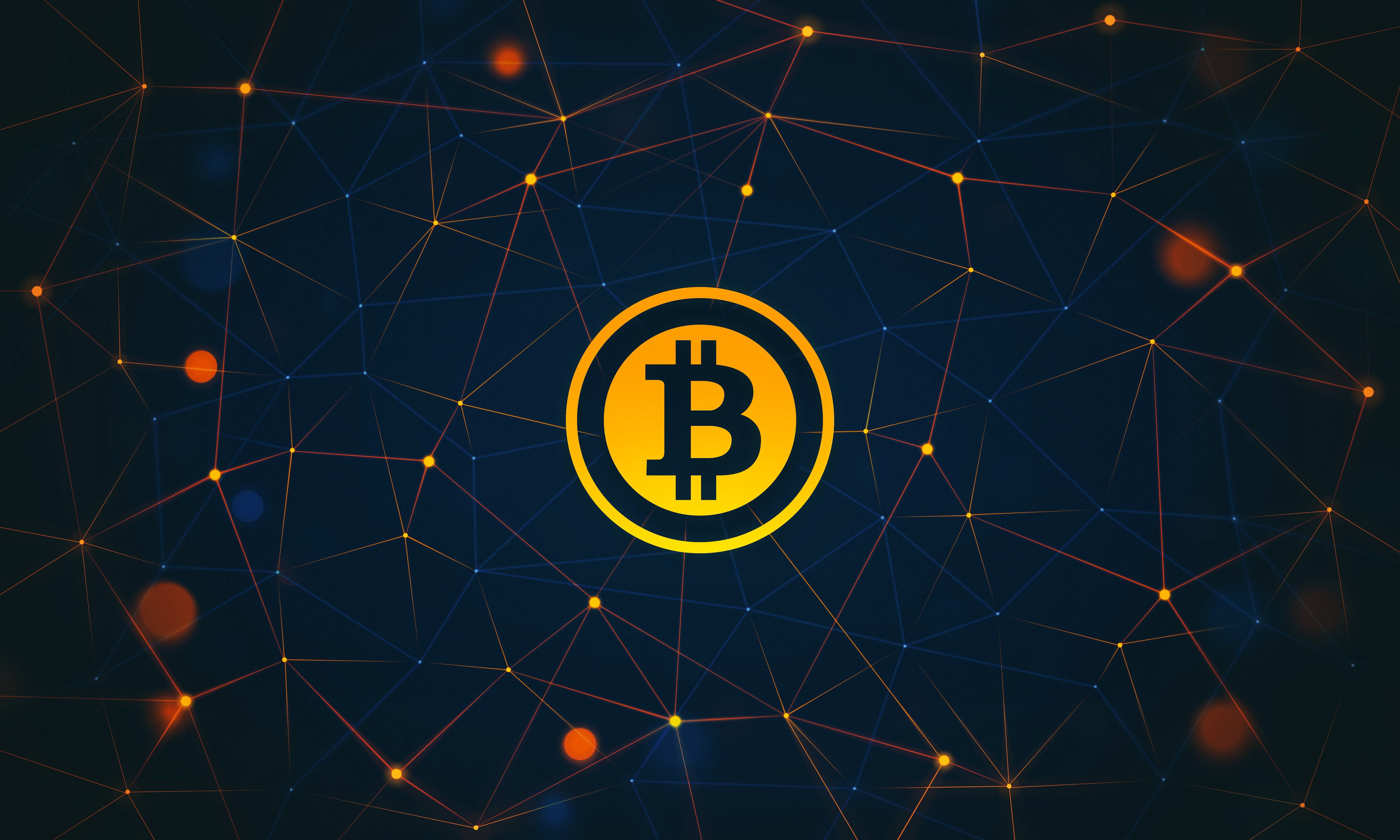 Bitcoin Network Wallpaper 4K