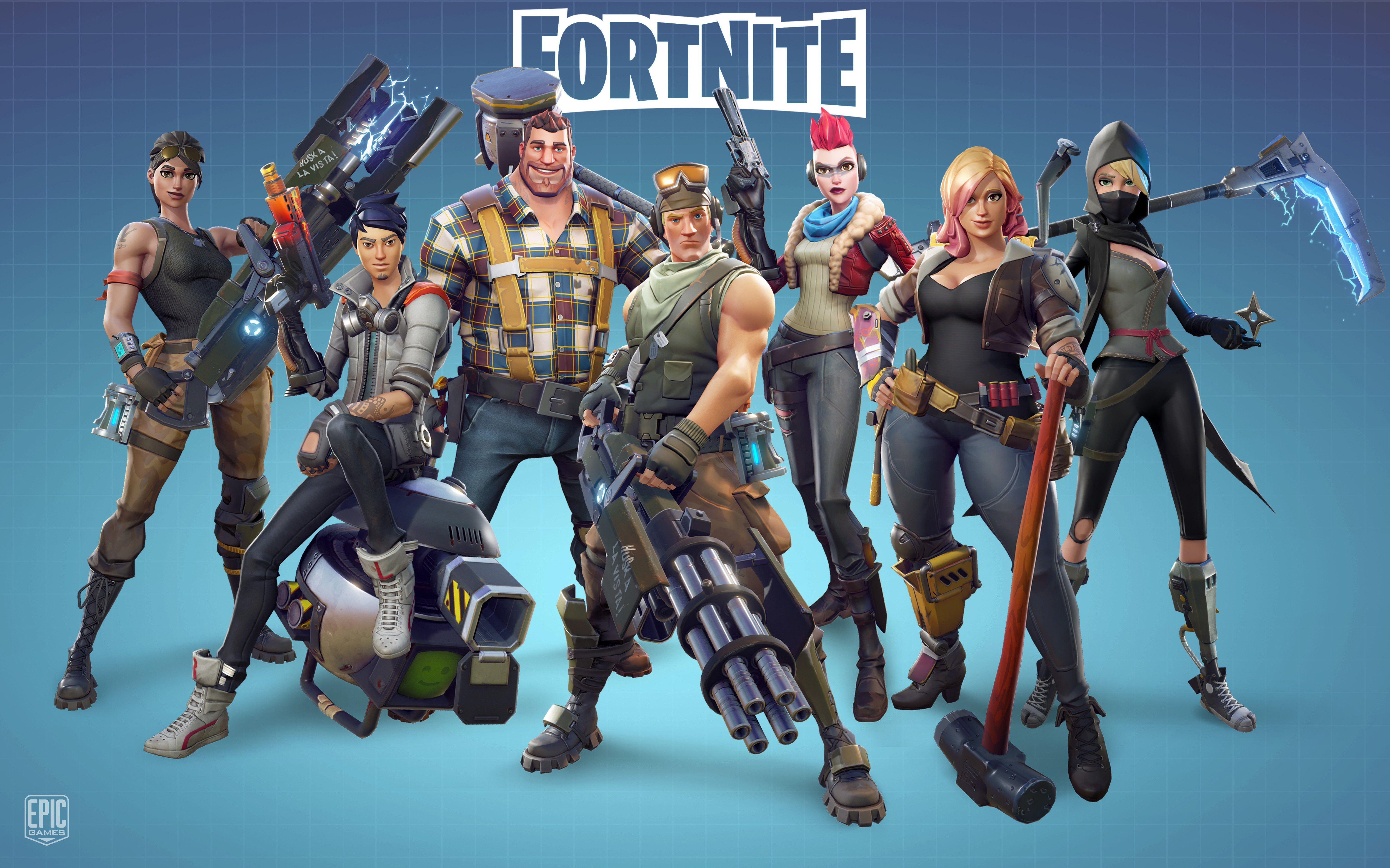 Fortnite Z Team Characters Wallpaper